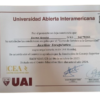 Certificado UAI